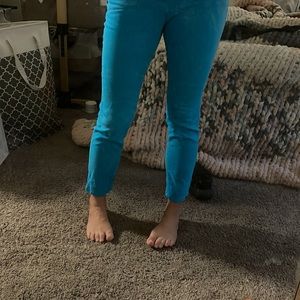Urban outfitter skinny blue pants